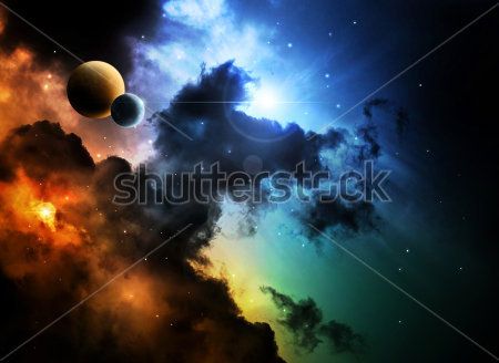 Небо и космос - 81 | Wall-Style