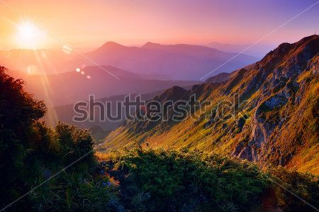 Каталог Картина горы: Природа | Wall-Style