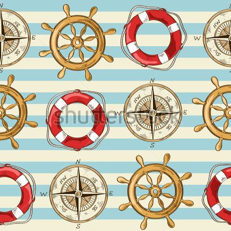 Каталог Картина морские атрибуты: Детские | Wall-Style