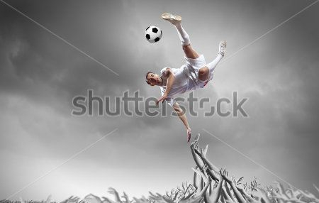 Каталог Фотообои футболист:  | Wall-Style