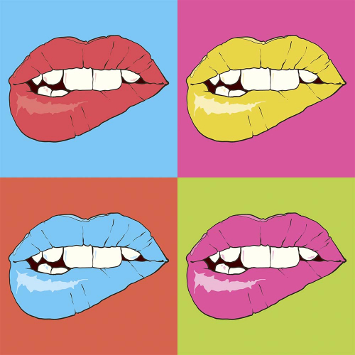 Каталог Картина губы: Поп Арт | Wall-Style