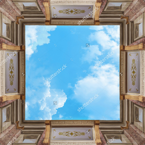 Каталог Картина потолочный декор: Современная фреска | Wall-Style