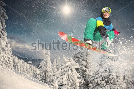 Каталог Фотообои сноубордист:  | Wall-Style
