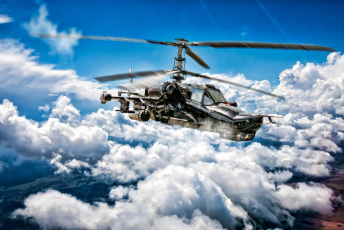 Каталог Фотообои военный вертолет в небе:  | Wall-Style