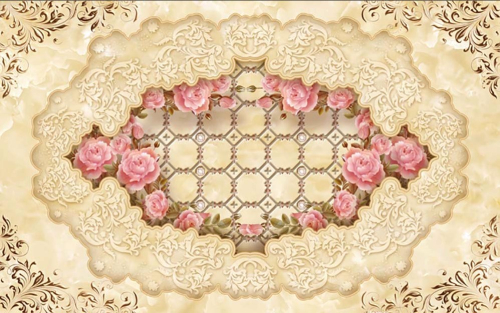 Каталог Фотообои 3д барельеф на потолок:  | Wall-Style