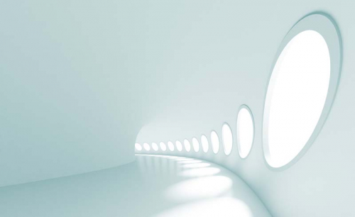 Каталог Фотообои 3d тоннель с кругами:  | Wall-Style