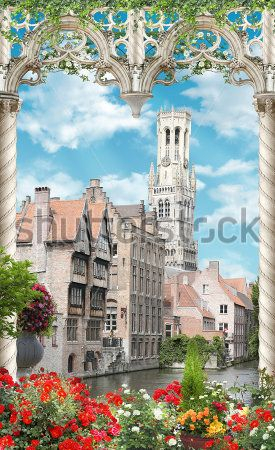 Каталог Фотообои вид на старый город:  | Wall-Style