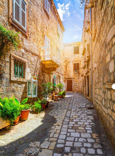 Каталог Фотообои узкая улочка:  | Wall-Style