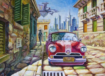 Каталог Фотообои автомобиль:  | Wall-Style