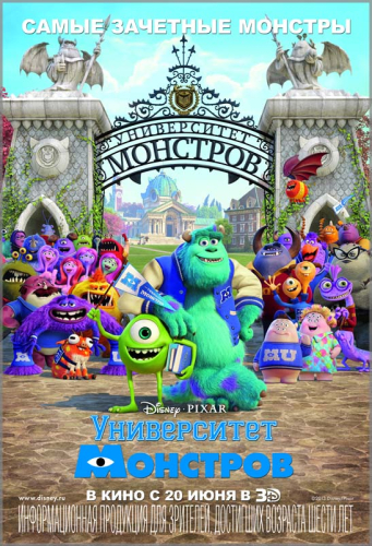 Каталог Картина университет монстров: Детские | Wall-Style