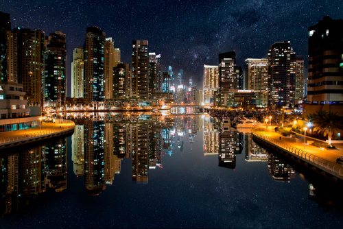 Каталог Картина ночной дубай: Города | Wall-Style