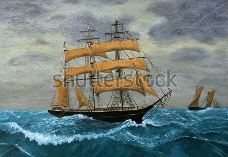 Каталог Фотообои парусник в море:  | Wall-Style