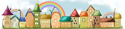 Каталог Картина городок: Детские | Wall-Style