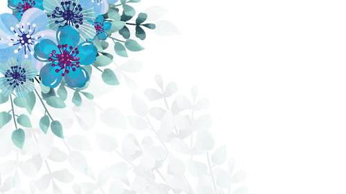 Каталог Картина голубые цветы: Цветы и растения | Wall-Style