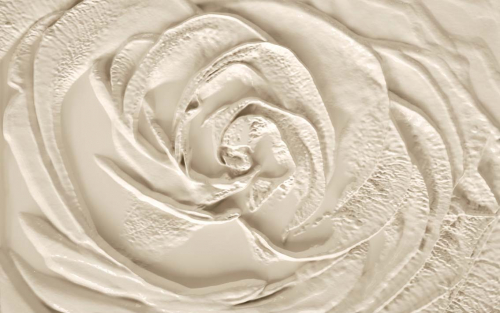 Каталог Картина лепнина с изображением розы: 3Д | Wall-Style