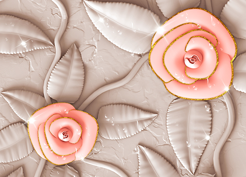Каталог Фотообои каменные розы:  | Wall-Style