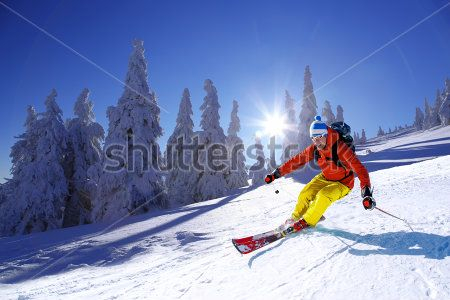 Каталог Фотообои лыжник:  | Wall-Style