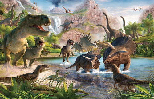 Каталог Фотообои древние динозавры:  | Wall-Style