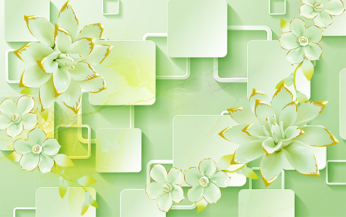 Каталог Картина 3д фарфоровые цветы: 3Д | Wall-Style