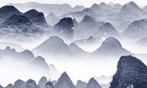 Каталог Картина скалистый туман: Природа | Wall-Style