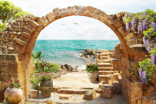 Каталог Фотообои древняя арка:  | Wall-Style