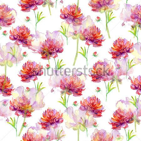 Каталог Картина цветы: Бесшовные | Wall-Style