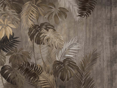 Каталог Фотообои коричневая монстера:  | Wall-Style