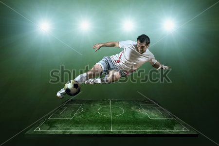 Каталог Фотообои футболист:  | Wall-Style