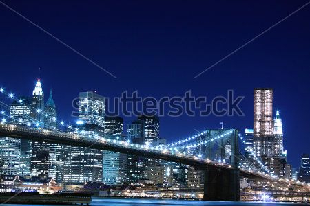 Каталог Картина бруклинский мост: Города | Wall-Style