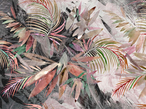 Каталог Картина тропические листья: Листья | Wall-Style