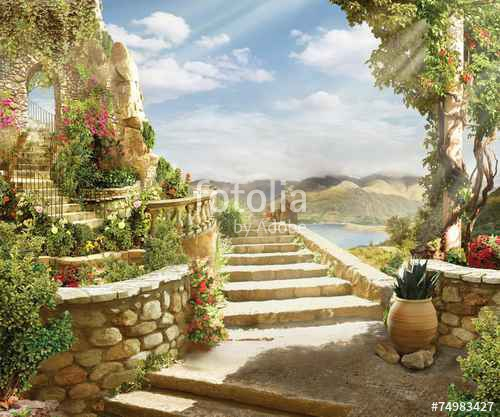 Каталог Картина развалины: Современная фреска | Wall-Style