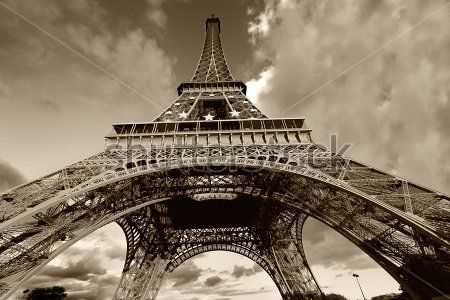 Каталог Фотообои эйфелева башня:  | Wall-Style
