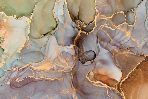 Каталог Картина fluid art с золотом: Арт флюиды | Wall-Style