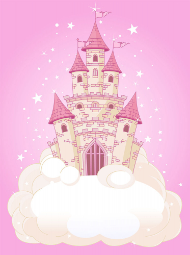Каталог Картина розовый замок: Детские | Wall-Style