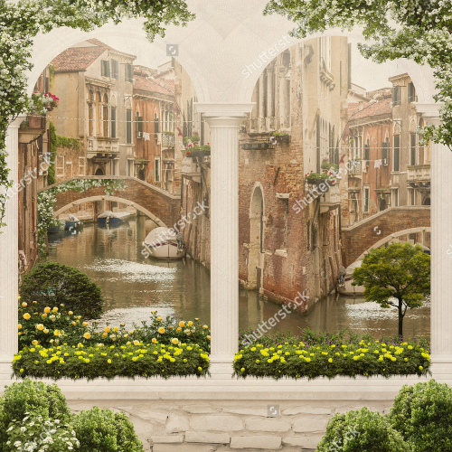 Каталог Картина венеция: Современная фреска | Wall-Style