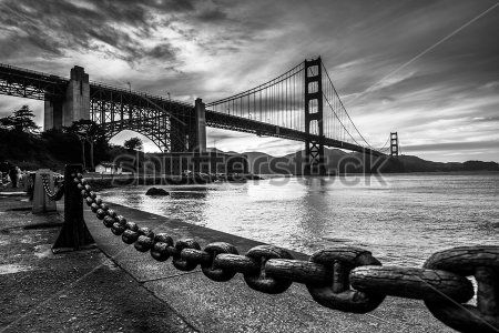 Каталог Фотообои мост золотые ворота:  | Wall-Style