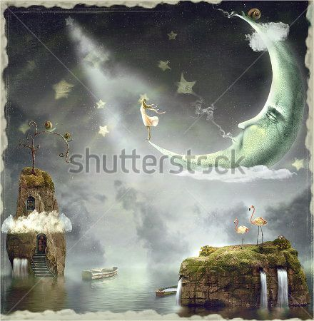 Каталог Картина волшебство ночи: Фэнтези | Wall-Style