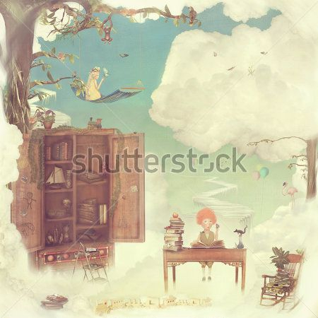 Каталог Картина страна в небе: Фэнтези | Wall-Style