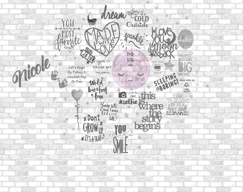 Каталог Картина надписи: Детские | Wall-Style