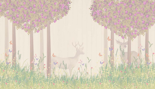 Каталог Фотообои сказочный лес:  | Wall-Style