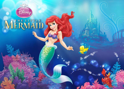 Каталог Фотообои русалочка и замок:  | Wall-Style