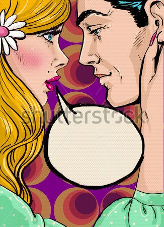 Каталог Картина поцелуй: Поп Арт | Wall-Style