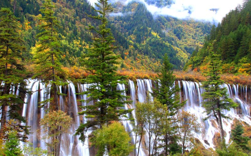 Каталог Фотообои широкий водопад:  | Wall-Style