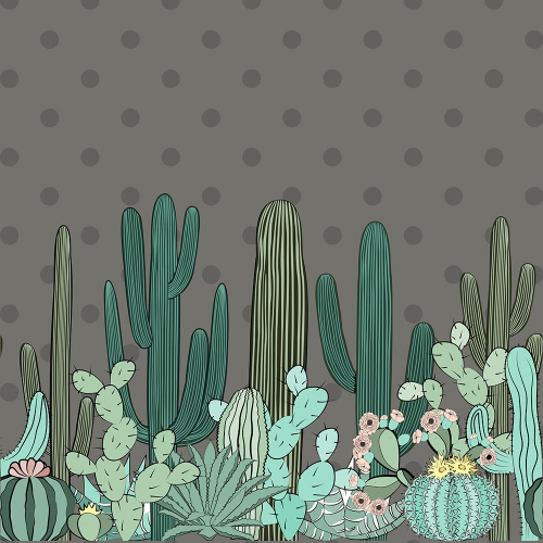 Каталог Фотообои кактусы и горошек:  | Wall-Style