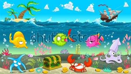 Каталог Фотообои подводное царство:  | Wall-Style