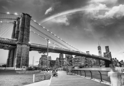 Каталог Картина бруклинский мост чб: Города | Wall-Style