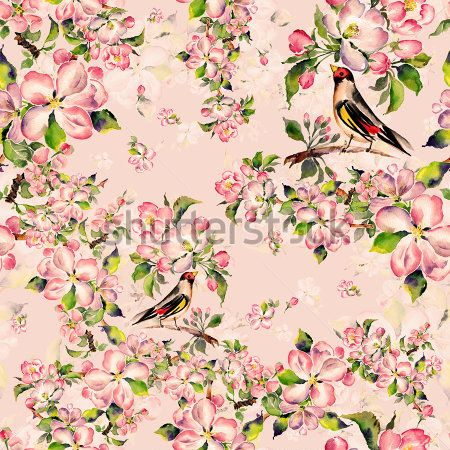 Каталог Картина птицы: Бесшовные | Wall-Style