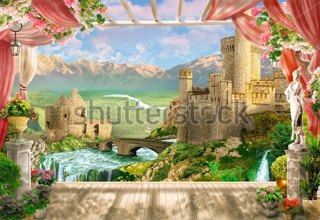 Каталог Фотообои вид на замок:  | Wall-Style