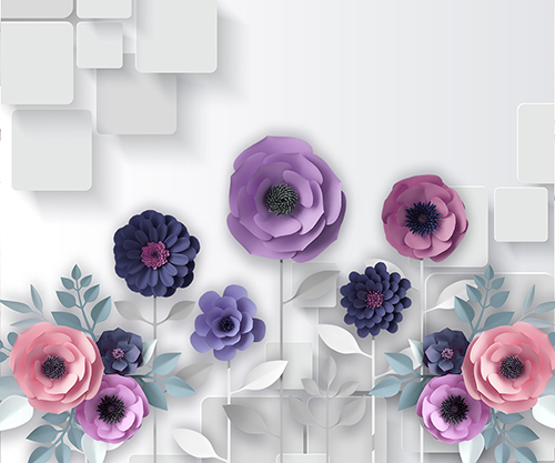 Каталог Фотообои бумажные цветы:  | Wall-Style