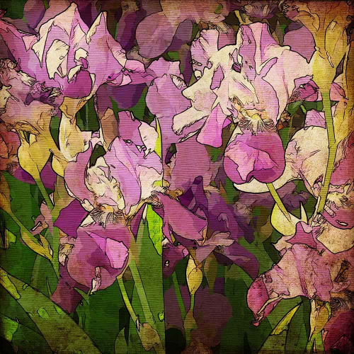 Каталог Фотообои ирисы художественные:  | Wall-Style